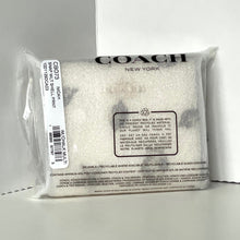 Load image into Gallery viewer, Coach Snap Wallet ID Shell Print CBO73 White Brown Small Billfold ORGPKG Charm