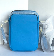 Load image into Gallery viewer, Coach Stanton Crossbody Mens Blue Leather Slim Bag Adjustable CL948