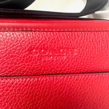 Load image into Gallery viewer, Coach Sullivan Crossbody Bag Bold Red Pebbled Leather Multifunction CAT81 - Luxe Fashion Finds
