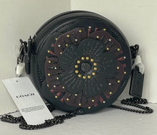 Load image into Gallery viewer, Coach Tea Rose Crossbody CE782 Small Leather Chain Shoulder Strap Floral