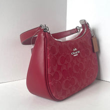 Load image into Gallery viewer, Red Coach handbag on a white background