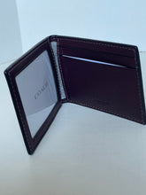 Load image into Gallery viewer, Coach 3-in-1 Wallet CW380 Mens Black Currant Signature Canvas ID Wallet