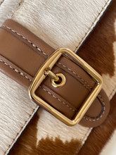 Load image into Gallery viewer, Coach Ashton Wristlet CDY07 Haircalf Cow Print Leather Clutch Brown
