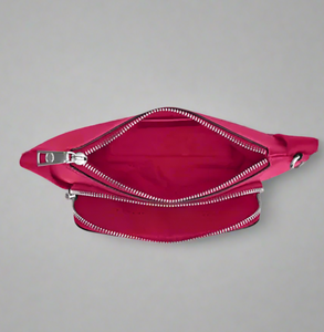 Coach Belt Bag Leather Signature Pink Sling Bag Canvas Interior Detail CM334