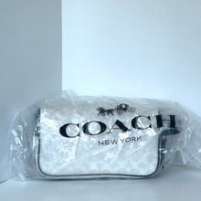Load image into Gallery viewer, Coach CAR15 Chalk Black Signature Canvas Leather Travel Kit