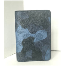 Load image into Gallery viewer, Coach CW216 Bifold Wallet Blue Camo Signature ID Card Case Mens
