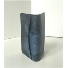Load image into Gallery viewer, Blue and gray textured wallet on a white background