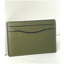 Load image into Gallery viewer, Coach_Card_Case_with_Money_Clip_Spice_green_Leather_CDC79