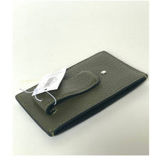 Load image into Gallery viewer, Coach_Card_Case_with_Money_Clip_Spice_green_Leather_CDC79