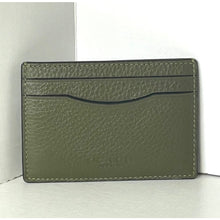 Load image into Gallery viewer, Coach_Card_Case_with_Money_Clip_Spice_green_Leather_CDC79