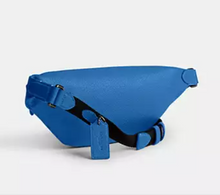 Load image into Gallery viewer, Coach Charter Leather Belt Bag 7 CP402 Mens Blue Sling Fanny Pack Waist