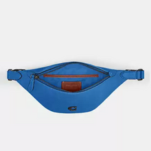 Load image into Gallery viewer, Coach Charter Leather Belt Bag 7 CP402 Mens Blue Sling Fanny Pack Waist