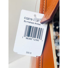 Load image into Gallery viewer, Coach Coachtopia Large Ergo Bag CQ019 Crinkle Patent Amber Leather