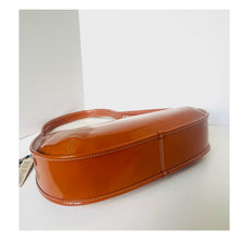 Load image into Gallery viewer, Coach Coachtopia Large Ergo Bag CQ019 Crinkle Patent Amber Leather