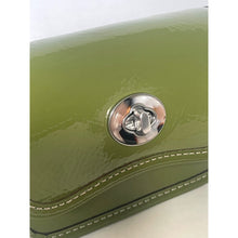 Load image into Gallery viewer, Coach Coachtopia Wavy Mini Wallet Crossbody CQ060 Crinkle Patent Olive