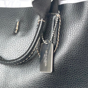 Coach Derby Leather Tote Black Large Shoulder Bag ORG PKG 58660 Soft