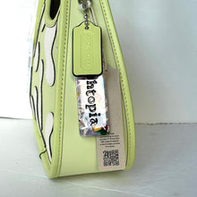 Load image into Gallery viewer, Coach Ergo Bag Lava Appliqué Coachtopia Shoulder Bag 90s Leather CT274 Lime