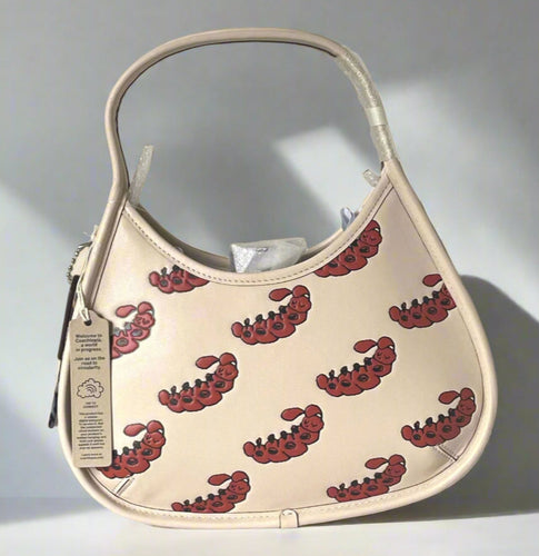 Coach Ergo Bag Sleepy Caterpillar Shoulder Bag Coachtopia Leather Cloud CQ826