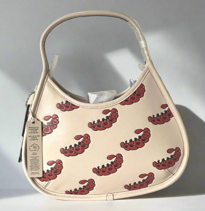 Coach Ergo Bag Sleepy Caterpillar Shoulder Bag Coachtopia Leather Cloud CQ826