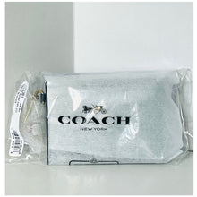 Load image into Gallery viewer, Coach Essential Card Case Black Spazzolato Leather Rexy Cherry Charm CCD81