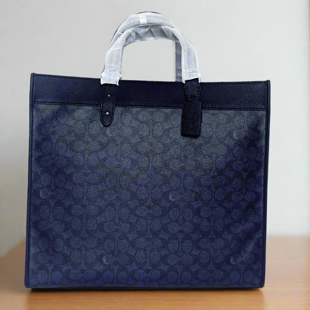 Coach_Field_Tote_40_Leather_Large_Black_Crossbody_Logo_Canvas_Leather_ORG_PKG_1