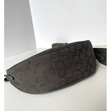 Load image into Gallery viewer, Gray waist bag with brand logo on a white background