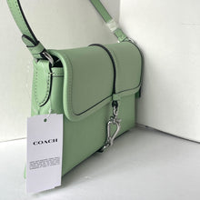 Load image into Gallery viewer, Coach Hamptons Shoulder Bag CP132 Glovetanned Leather Pistachio Green