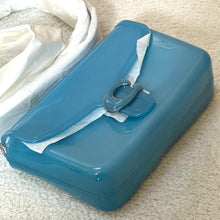 Load image into Gallery viewer, Coach Jelly Tabby Clear Blue Shoulder Bag CH748 Crossbody Wristlet ORGPKG