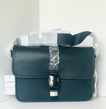 Load image into Gallery viewer, Coach League Messenger Bag CU042 Black Leather Crossbody