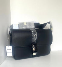 Load image into Gallery viewer, Coach League Messenger Bag CU042 Black Leather Crossbody