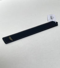 Load image into Gallery viewer, Coach Leather Bookmark CCE00 Black Glovetanned Leather Gold Logo