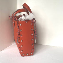 Load image into Gallery viewer, Coach Medium Re Laceable Tote Coachtopia Deep Orange Leather CO667 Crossbody