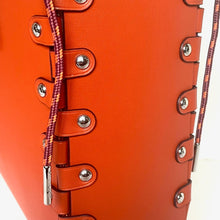 Load image into Gallery viewer, Coach Medium Re Laceable Tote Coachtopia Deep Orange Leather CO667 Crossbody
