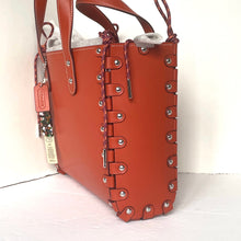 Load image into Gallery viewer, Coach Medium Re Laceable Tote Coachtopia Deep Orange Leather CO667 Crossbody