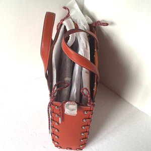 Coach Medium Re Laceable Tote Coachtopia Deep Orange Leather CO667 Crossbody
