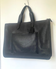 Load image into Gallery viewer, Coach Metropolitan Slim Laptop bag Crossbody Soft Black Leather Briefcase Unisex