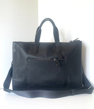 Load image into Gallery viewer, Coach Metropolitan Slim Laptop bag Crossbody Soft Black Leather Briefcase Unisex