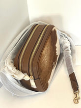 Load image into Gallery viewer, Coach Mini Cary Crossbody Bag CEK71 Haircalf Cow Print Brown Leather