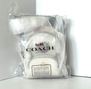 Coach Mini Court Strawberry Backpack Bag Charm CAO93 White Keychain ORGPKG