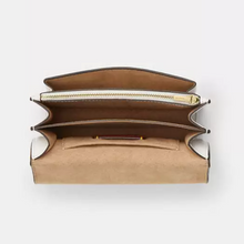 Load image into Gallery viewer, Brown leather wallet with a gold zipper on a white background