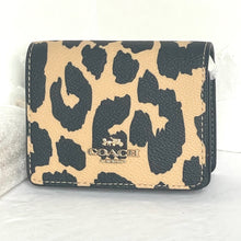 Load image into Gallery viewer, Coach Mini Wallet On A Chain Crossbody Leopard CX151 Coated Canvas Mini
