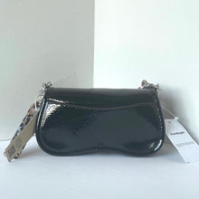 Load image into Gallery viewer, Coach Mini Wavy Dinky Bag Crinkle Patent Coachtopia Black Leather CQ853 Crossbody