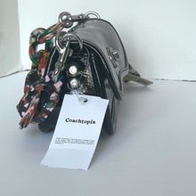 Load image into Gallery viewer, Coach Mini Wavy Dinky Bag Crinkle Patent Coachtopia Black Leather CQ853 Crossbody