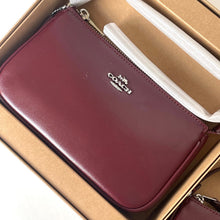 Load image into Gallery viewer, Coach Nolita 19 Bag and Charm Set Dark Wine Leather Silver CCK95 Boxed