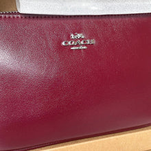 Load image into Gallery viewer, Coach Nolita 19 Bag and Charm Set Dark Wine Leather Silver CCK95 Boxed