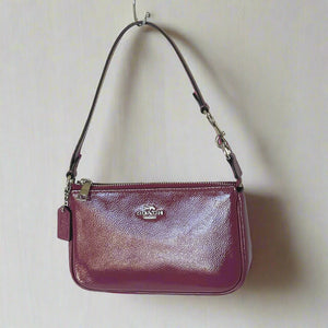 Coach Nolita 19 Shoulder Bag Pink Patent Leather Wristlet Clutch CW408 ORG PKG