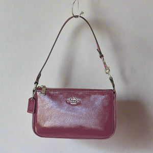 Coach Nolita 19 Shoulder Bag Pink Patent Leather Wristlet Clutch CW408 ORG PKG