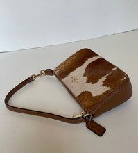 Load image into Gallery viewer, Coach Nolita 19 Wristlet CDW34 Haircalf Cow Print Leather Shoulder Bag