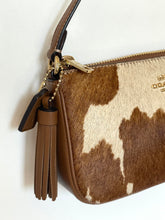 Load image into Gallery viewer, Coach Nolita 19 Wristlet CDW34 Haircalf Cow Print Leather Shoulder Bag