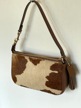 Load image into Gallery viewer, Coach Nolita 19 Wristlet CDW34 Haircalf Cow Print Leather Shoulder Bag